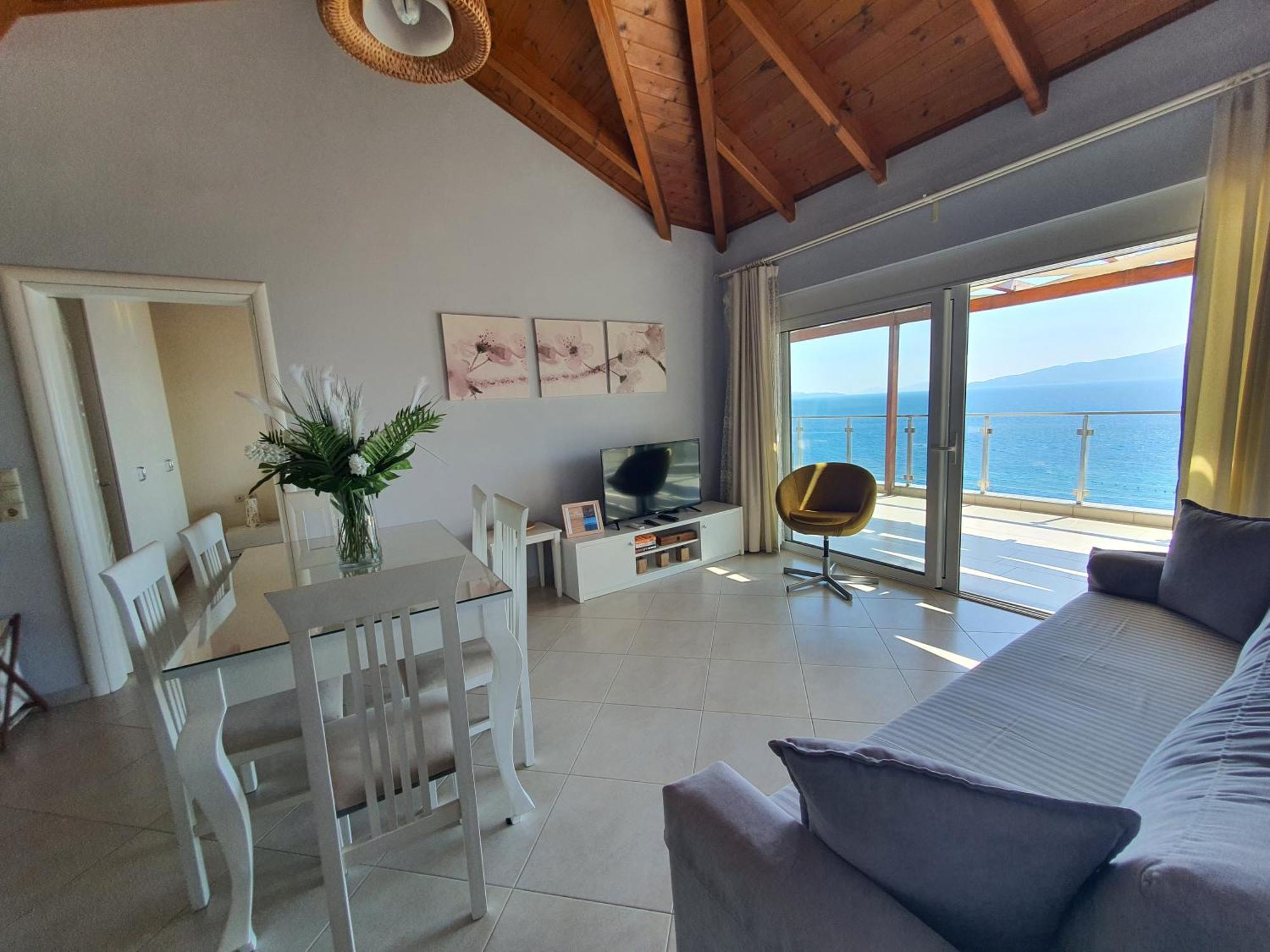 Anna Apartments Sarande Bagian luar foto