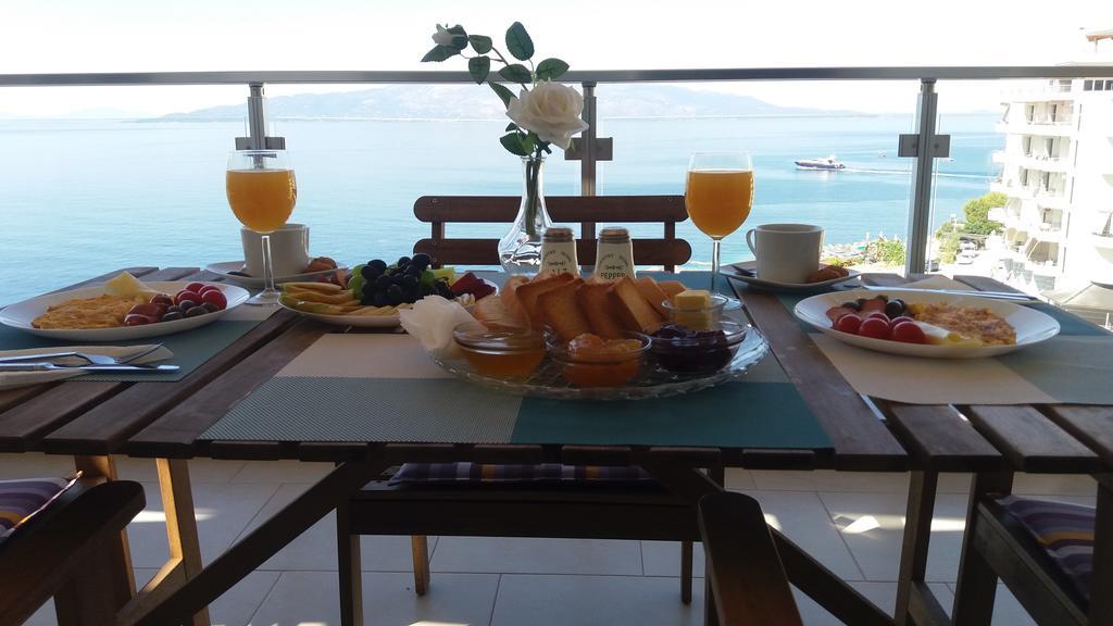 Anna Apartments Sarande Bagian luar foto